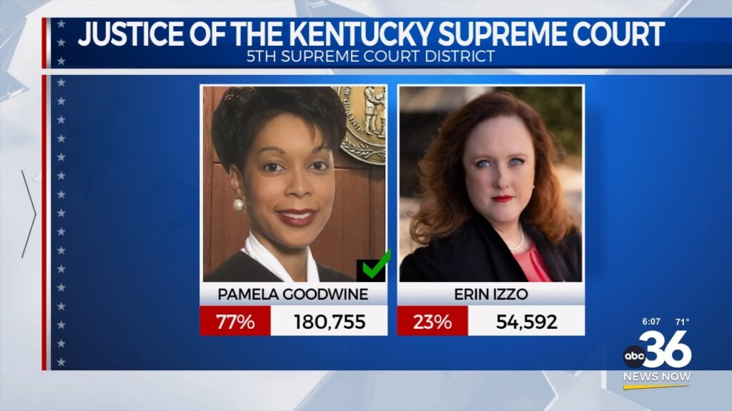 Judge Pamela Goodwine Elected To Ky Supreme Court