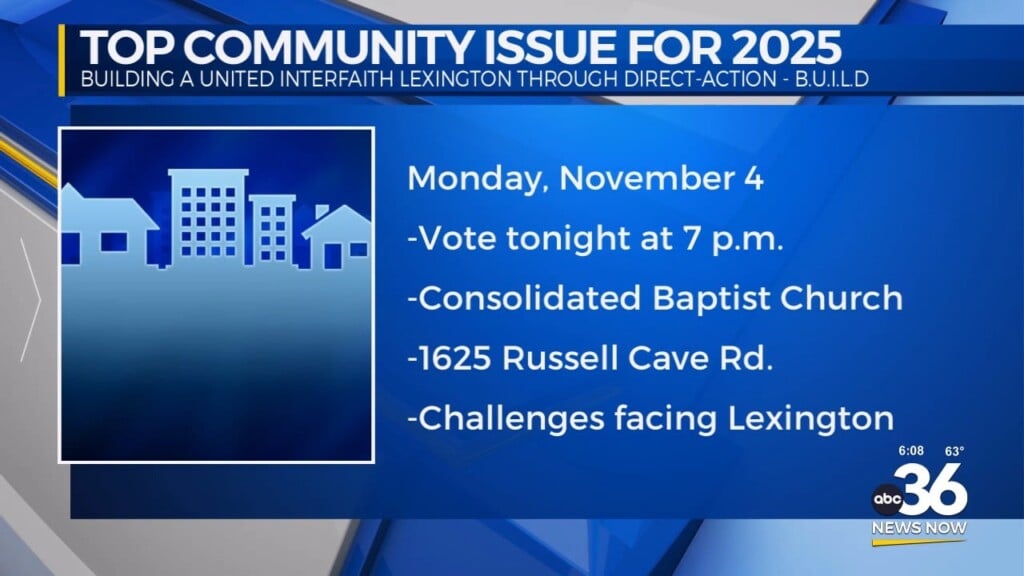 A Vote On The Top Community Issue For Lexington In 2025