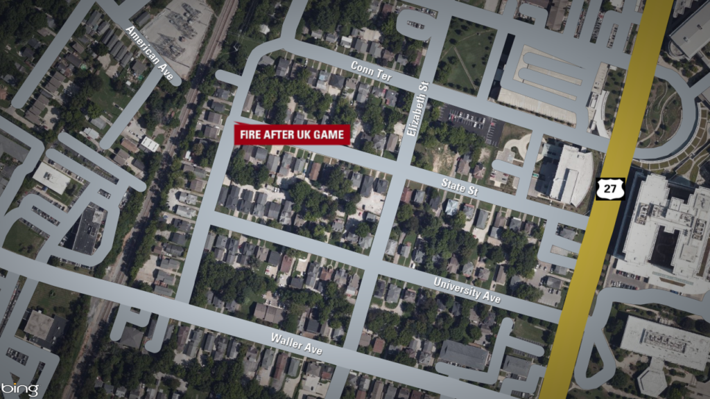 State Street Fire After Uk Game Nov 13 2024