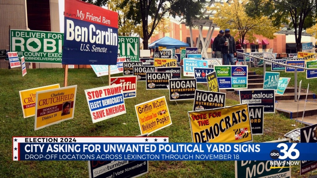 Lexington Asking For Unwanted Political Yard Signs