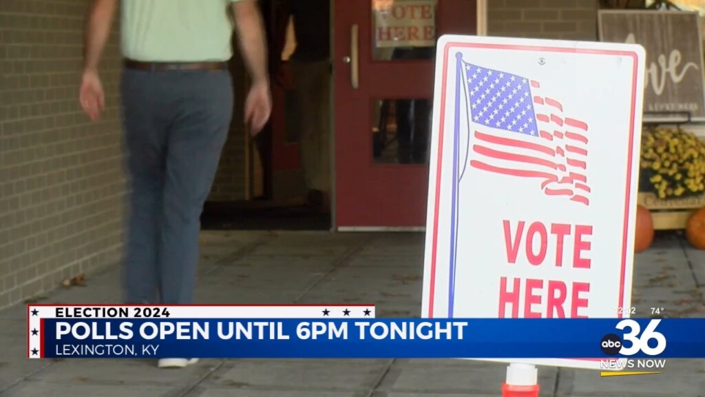 Walker Continues His Tour Of The Polls