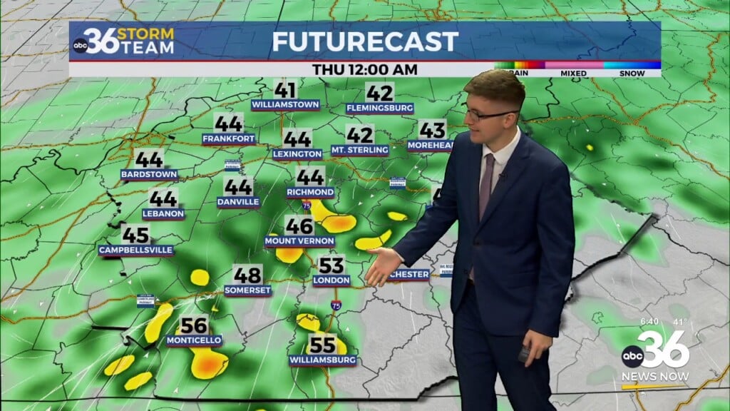 Rain Showers Wednesday Night Ahead Of A Very Cold Pattern For The Weekend