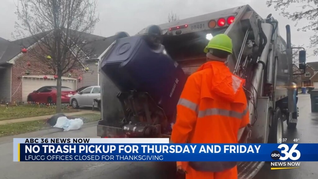 No Trash Pickup Thursday And Friday For Lexington 112624