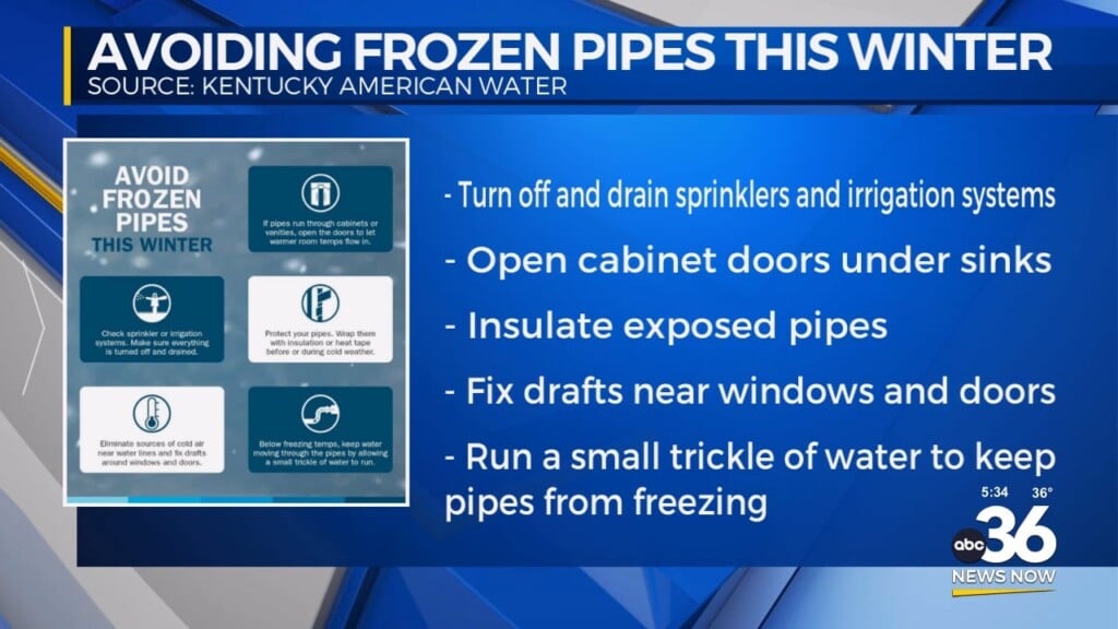 Tips To Avoid Frozen Pipes This Winter