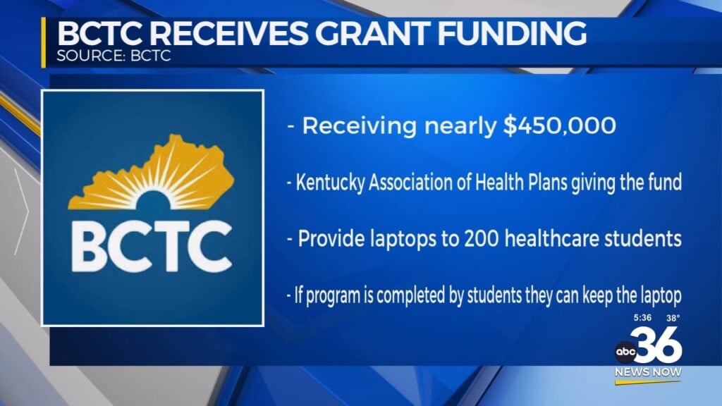 Bctc Receives Grant Funding
