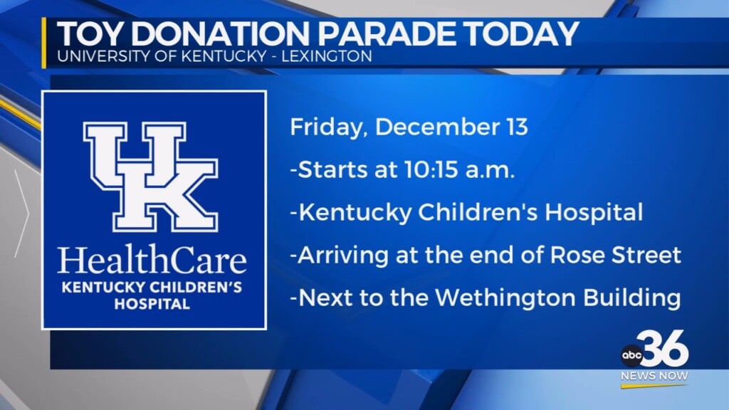 Lexington Children's Hospital Toy Donation Parade