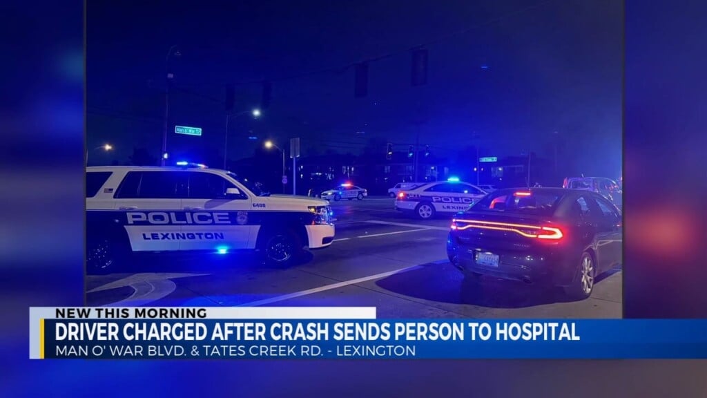 Dui Crash In Lexington Sends One Person To The Hospital