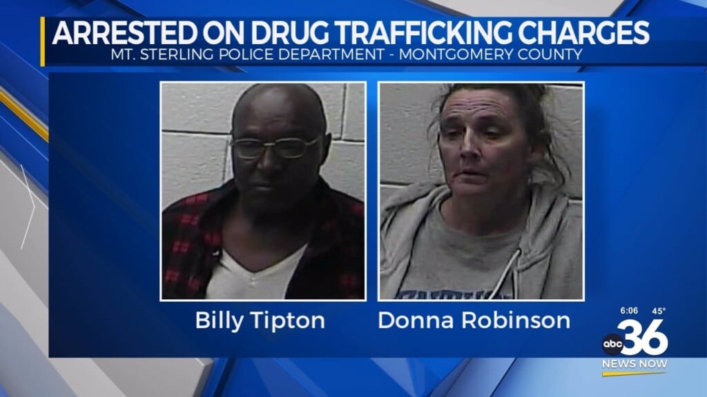 Two Arrested For Drug Trafficking In Mount Sterling