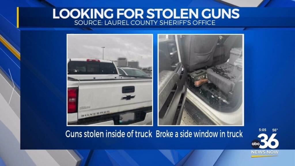 Laurel County Sheriff's Office Looking For Stolen Guns