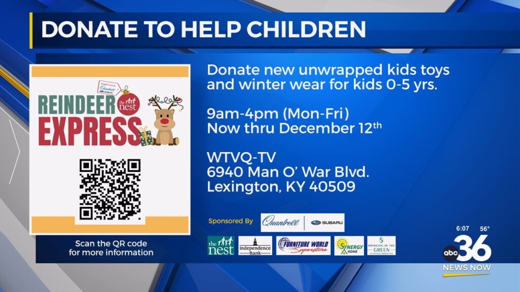Reindeer Express Toy Donation Drive