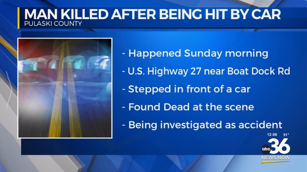 Man Dies After Struck By Car