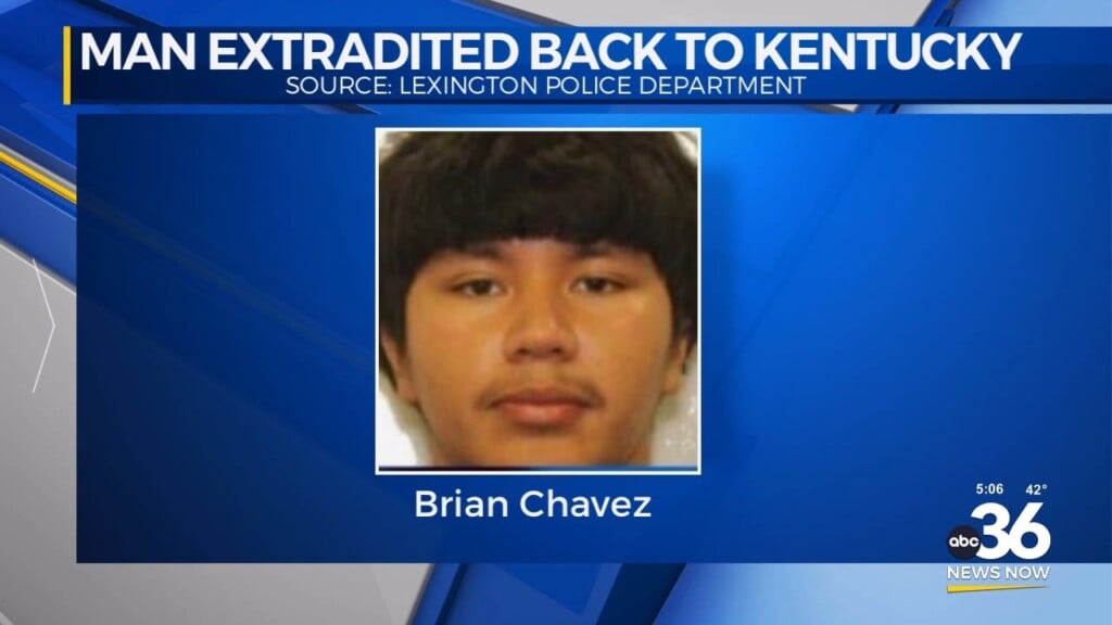 Brian Chavez Extradited Back To Kentucky