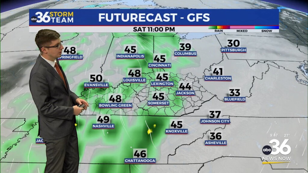Cold Thursday Ahead Of Weekend Rain Chances