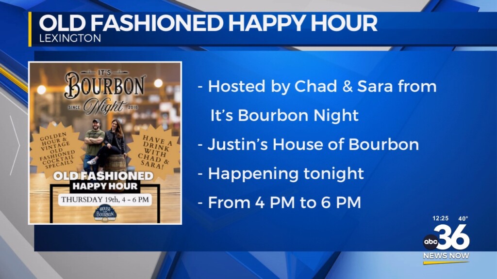 "it's Bourbon Night" Pod Casters Sara Ahlgrim And Chad Perkins