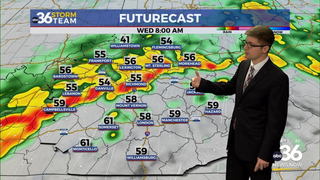 Nice Tuesday Ahead Of Another Round Of Rain For Wednesday
