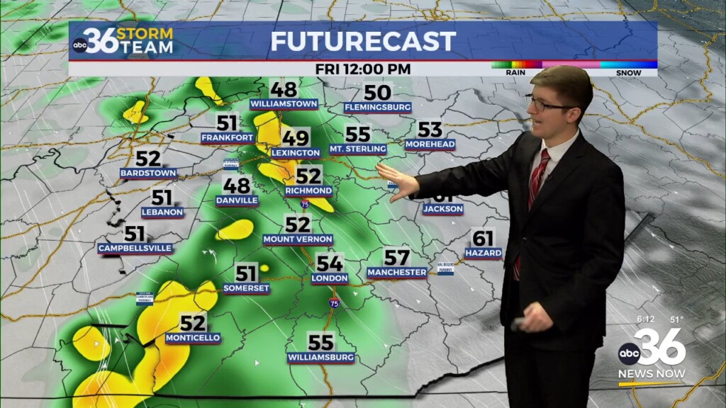 Rounds Of Rain Expected Through The Weekend