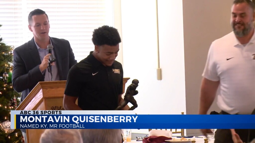 Uk Signee Montavin Quisenberry Wins Prestigious Awards