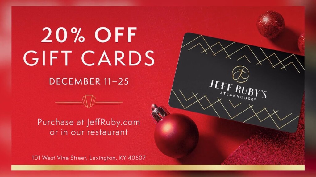 Jeff Ruby's Steakhouse Holiday Offerings