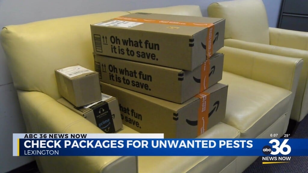 Check Packages For Unwanted Pests 120324