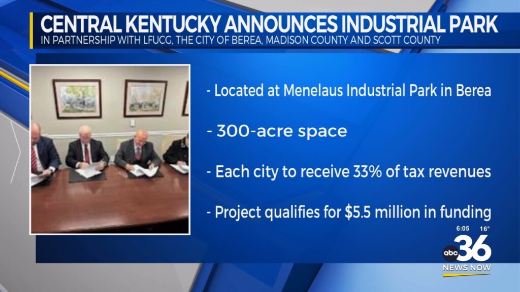 New Industrial Park Planned For Central Kentucky