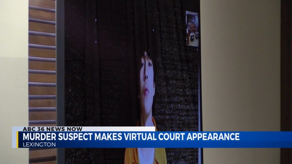 Murder Suspect Makes Virtual Court Appearance