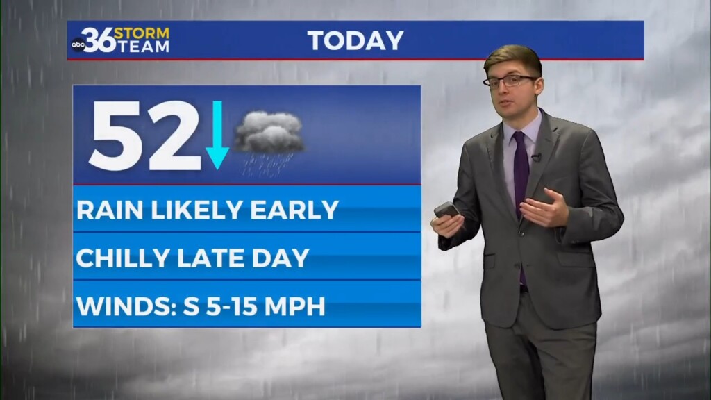 Rainy Start To Wednesday Ahead Of Colder Temperatures