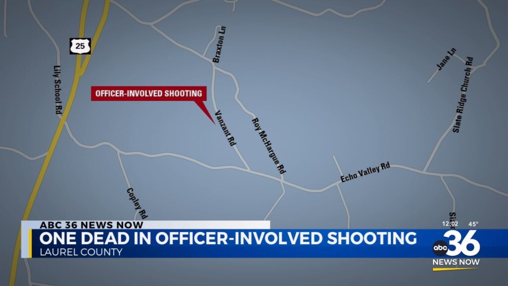 One Dead In Officer Involved Shooting