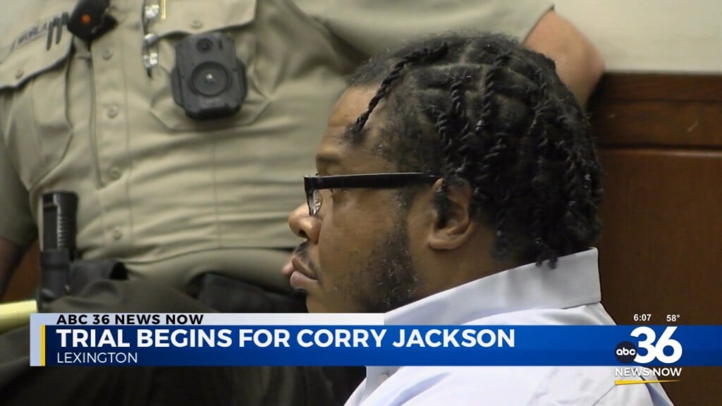 Trial Begins For Corry Jackson