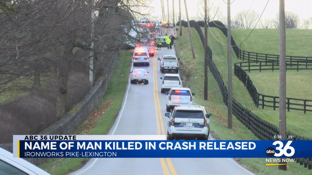 Name Of Man Killed In Iron Works Pike Crash Released