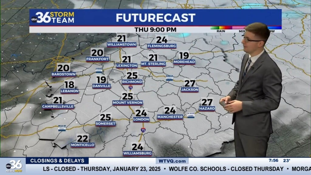 Few Light Snow Showers Thursday Ahead Of A Cold Friday