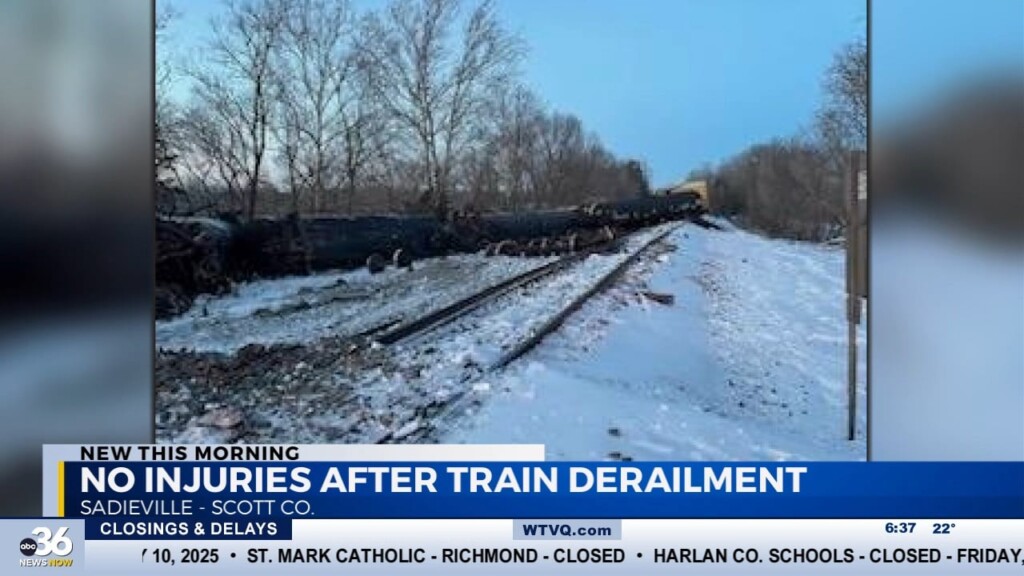 No Injuries Reported From Train Derailment In Sadieville