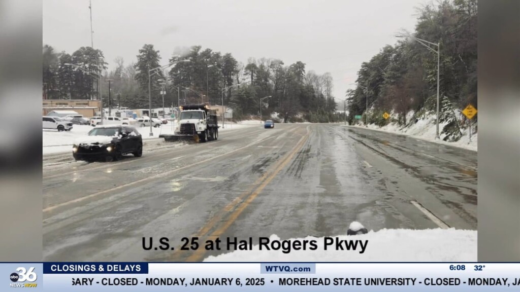 Laurel County Roads Covered In Snow And Ice