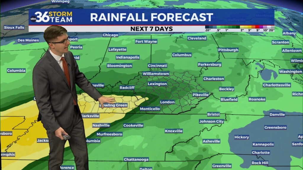 Quiet Start To The Week Ahead Of Late Week Rain