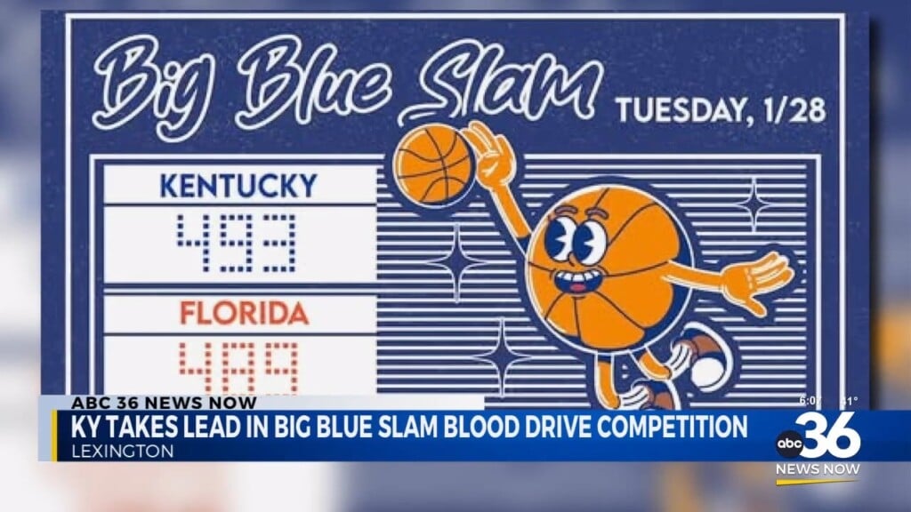 Kentucky Takes The Lead In Big Blue Slam Blood Drive Competition