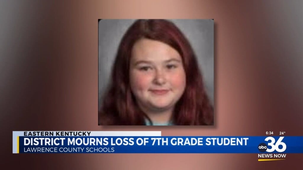 Lawrence County School District Mourning Loss Of A 7th Grader
