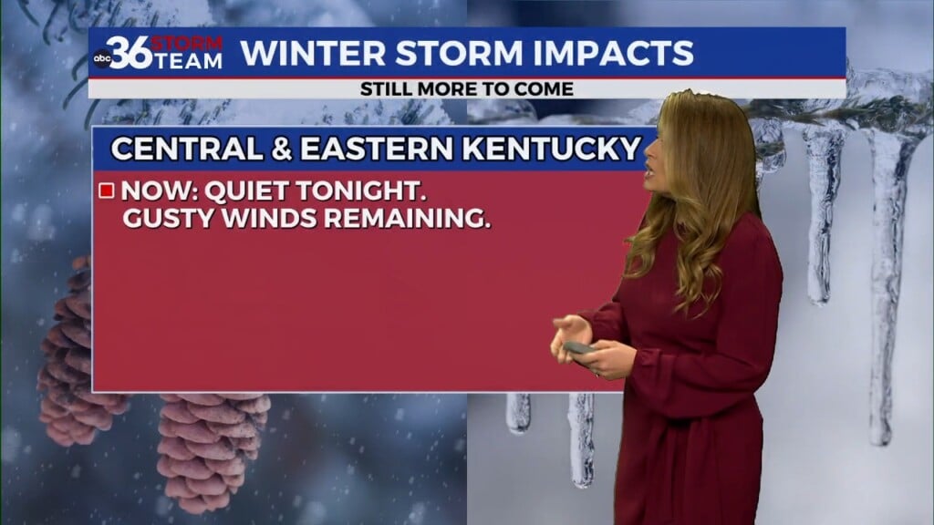 Quiet Tonight With Frigid Temps