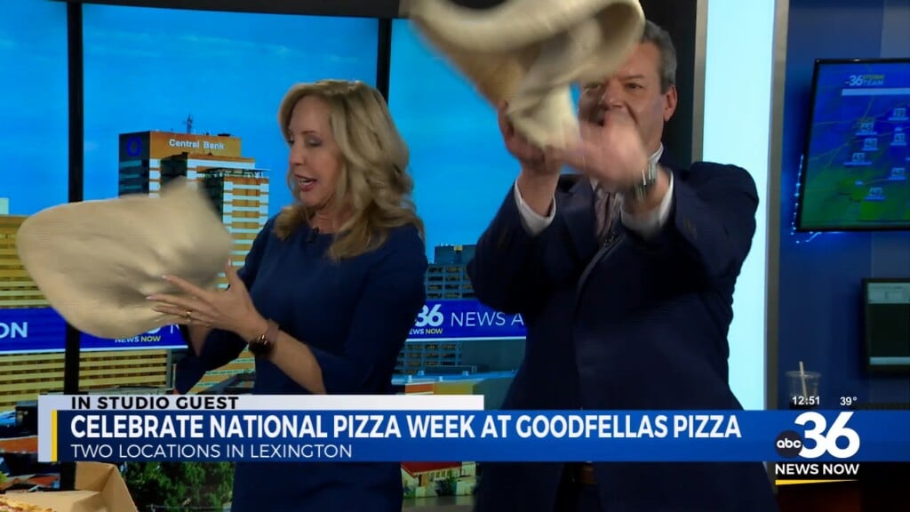 Goodfellas Pizza Area Manager Tony Arthur Shows Doug And Lyssa How To Toss Some Dough!