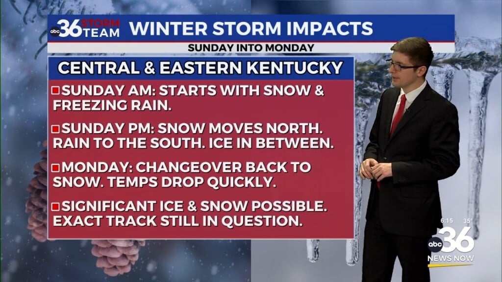Light Snow Friday Ahead Of Late Weekend Winter Storm