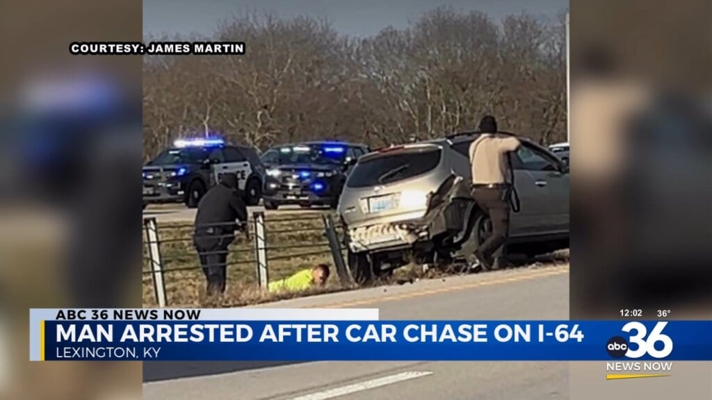 Man Arrested After Car Chase On I 64