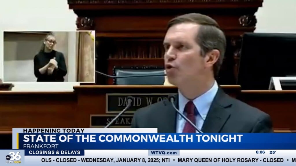 Beshear State Of The Commonwealth Address