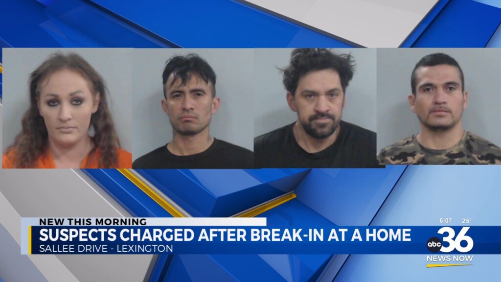 Four People Charged In Sallee Drive Break In