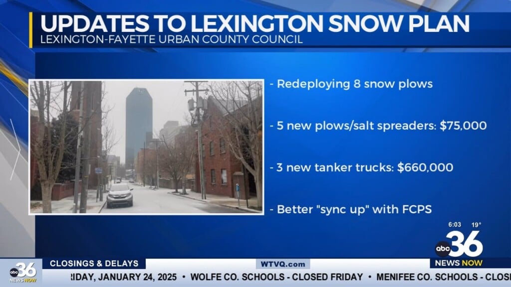 The Lexington County Council Updates City's Snow Plan