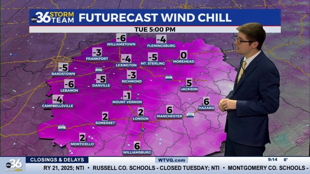 Bitter Cold Temperatures Continue Through The Mid Week