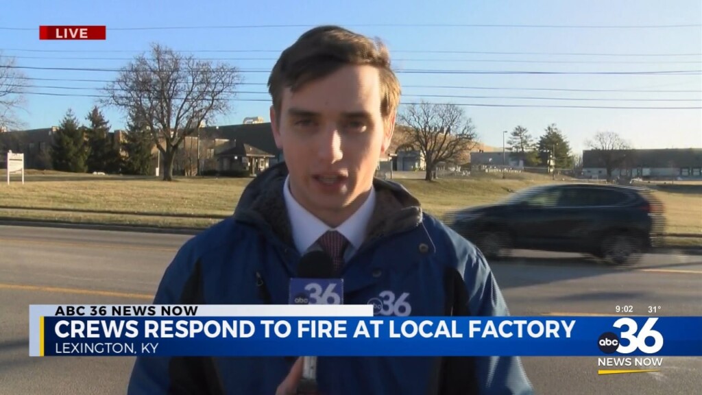 Lexington Firefighters Respond To Blaze At Link Belt Factory