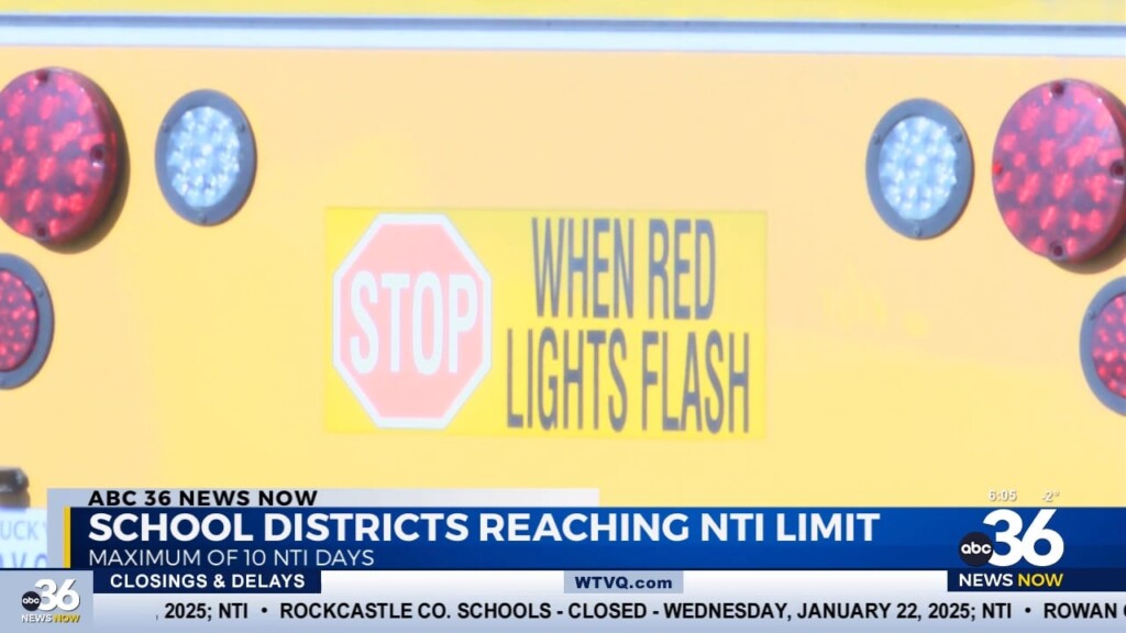 Numerous School Districts Across Kentucky Near Limit For Nti Days