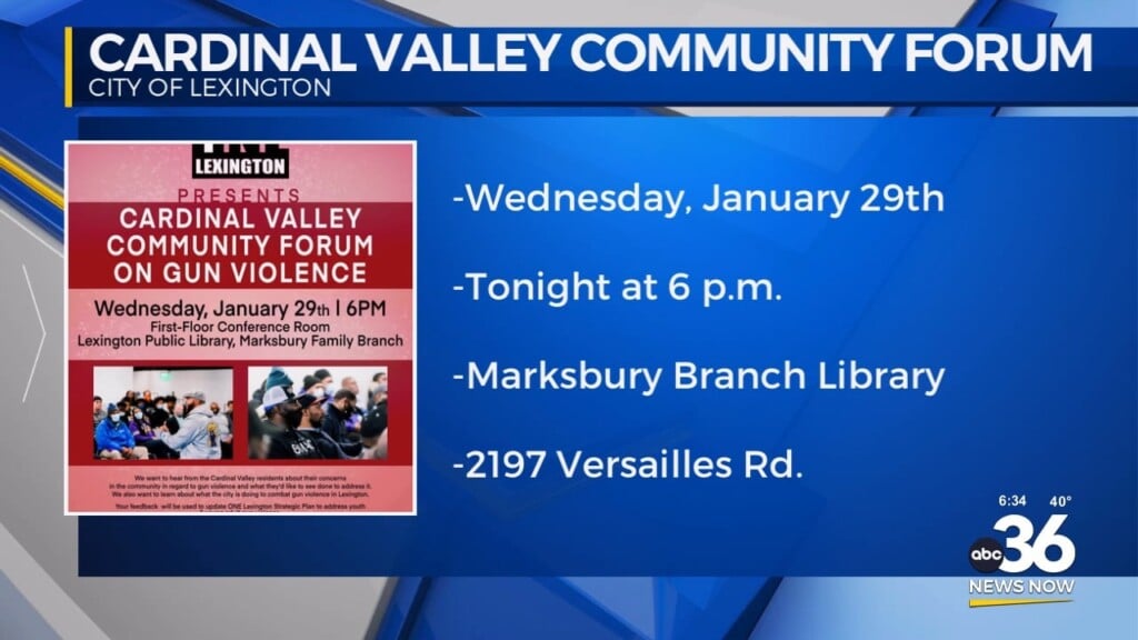Two Community Forums Planned To Discuss Gun Violence Prevention