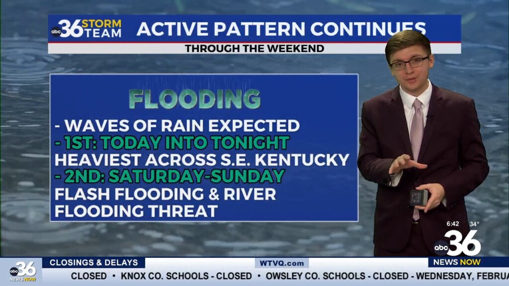 Winter Weather Exits As Flooding Concerns Loom Through The Weekend