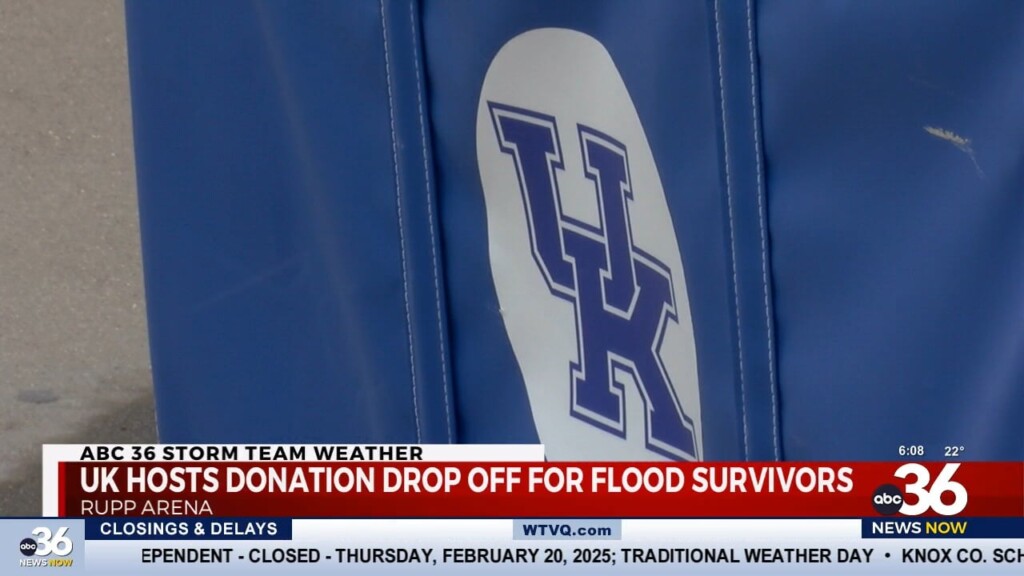 Uk Hosts Donation Drop Off For Flood Survivors