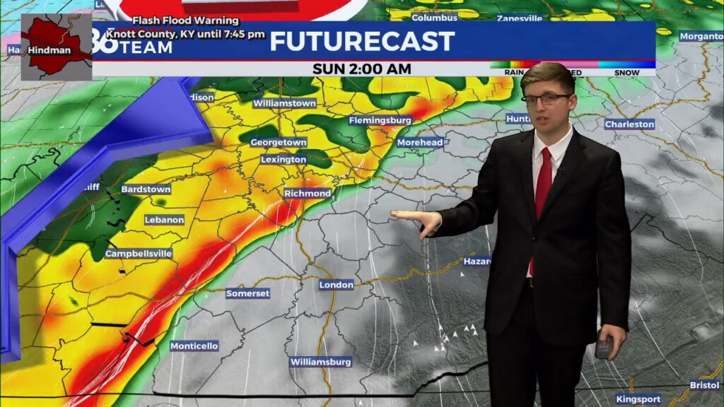 More Rain And Storms Tonight Ahead Of Wintry Weather On Sunday