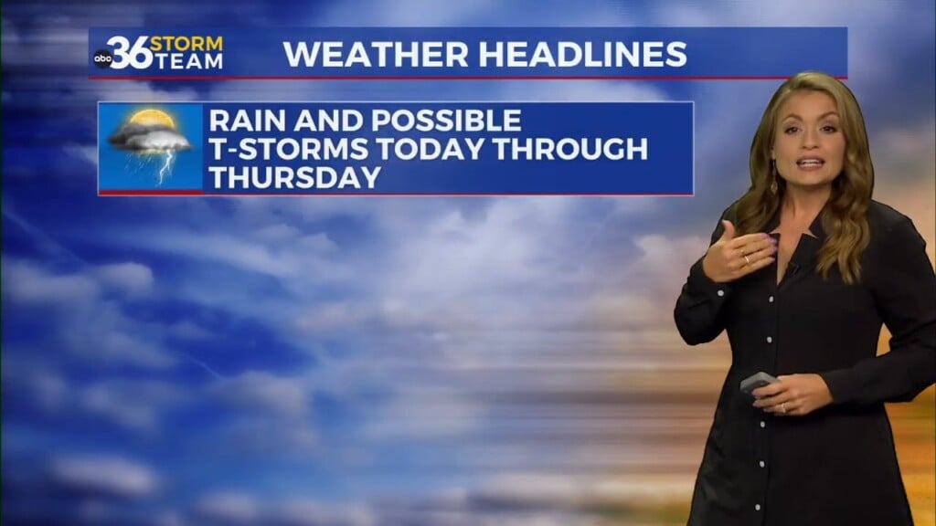 Rain And Possibly T Storms Move In Wednesday Through Thursday